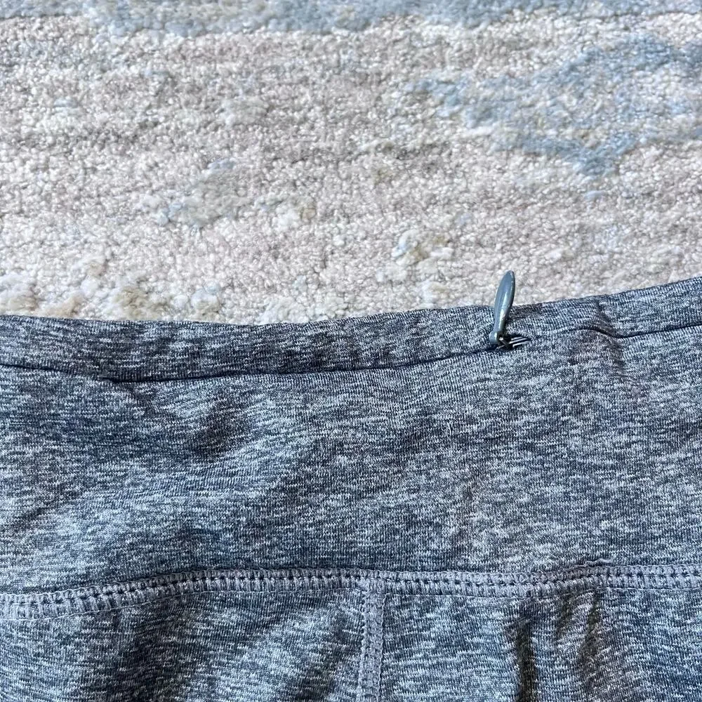 Gap Charcoal Gray GapFit Side Stripe Sport Leggings M